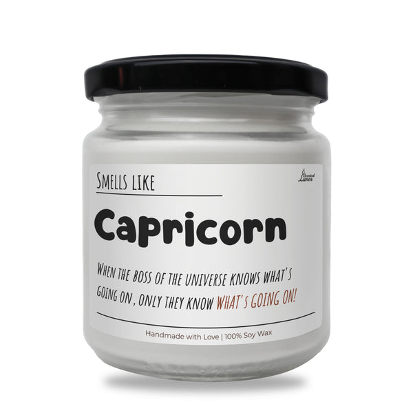 a jar of capricon powder on a white background