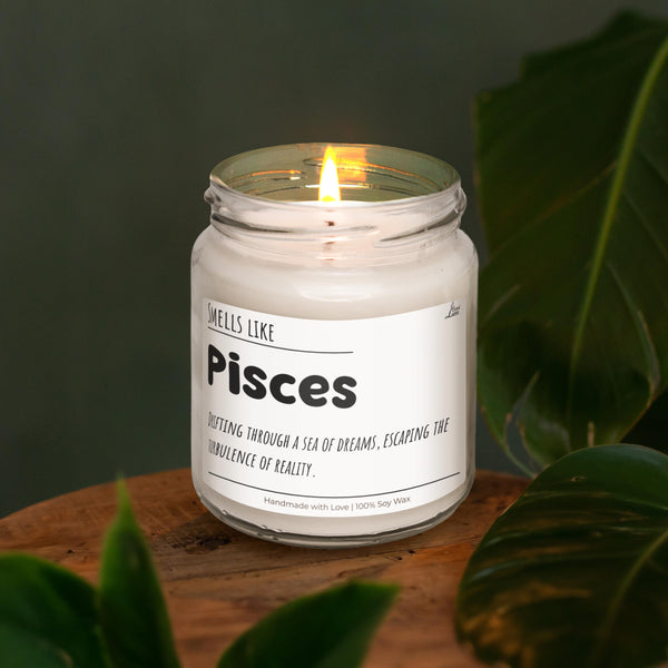 a candle that is sitting on a table