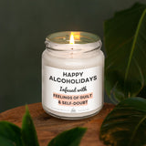 a candle that is sitting on a table