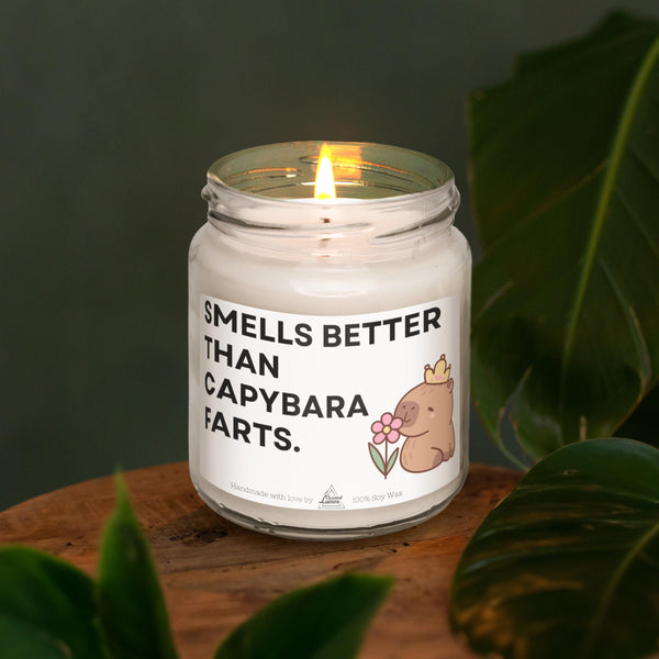 a candle that is sitting on a table