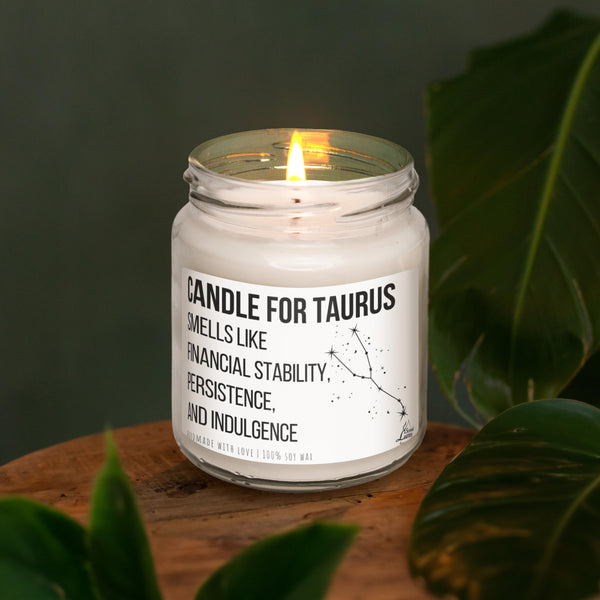 a candle that is sitting on a table