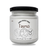 a jar of taurus powder on a white background
