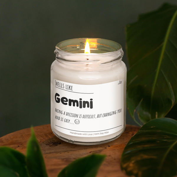 a candle that is sitting on a table