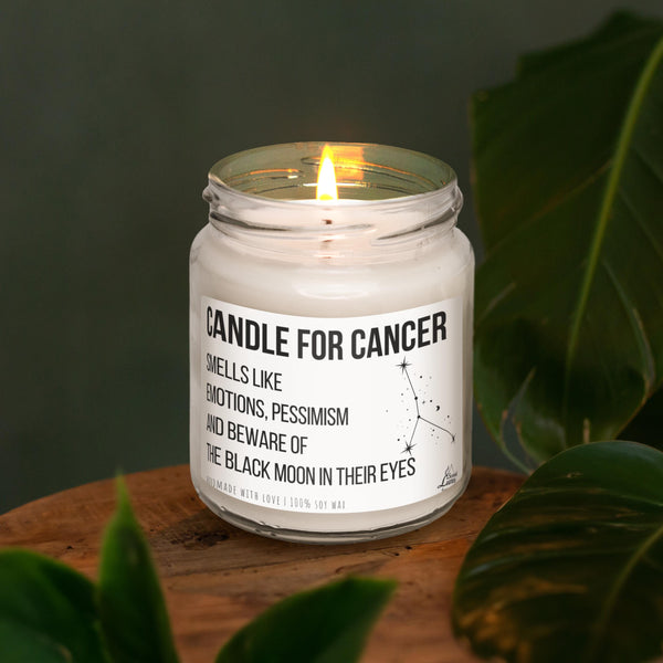 a candle that is sitting on a table