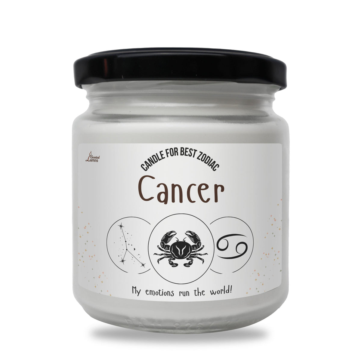 a jar of cancer cream on a white background