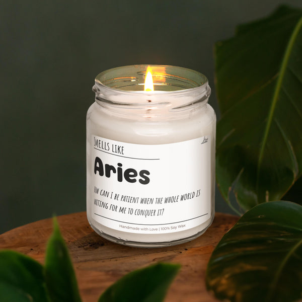 a candle that is sitting on a table