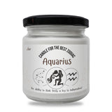 a jar of aquarius powder on a white background