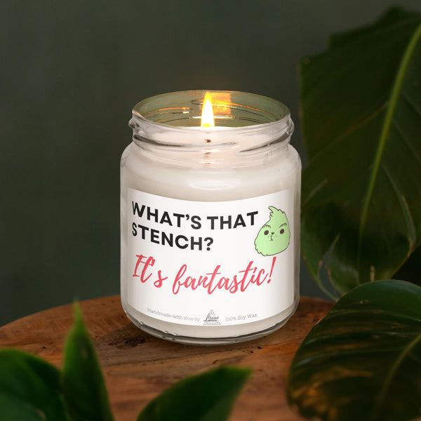 a candle that is sitting on a table