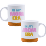 In my mom era - White mug - Ceramic Mug with Cork 320ml