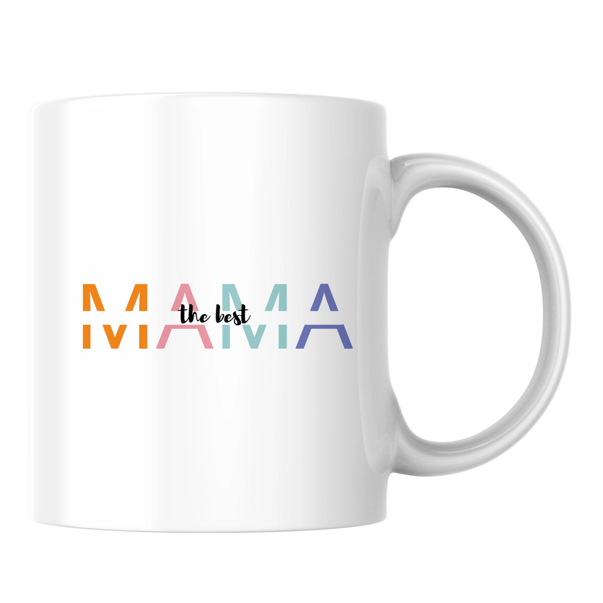 The best mama - White mug - Ceramic Mug 330ml