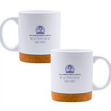 The gynecologist's motto: we get people out of tight places - White mug - Ceramic Mug with Cork 320ml